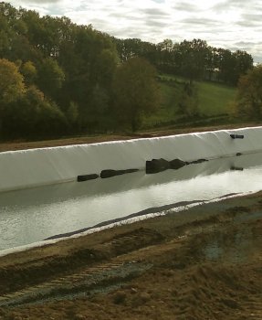 Construction d'une nouvelle station d'épuration à  Duerne