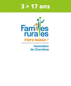 Association<br>Familles Rurales<br>Chevrières<br>(3 > 17 ans)